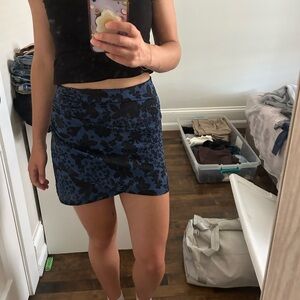 UO Dark Floral Skirt